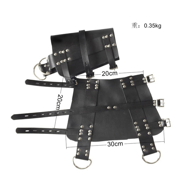 Black Adult Products Manufacturer Erotic Products Suspension Foot Restraints Hanging Stainless Steel Handcuffs and Leg Cuffs
